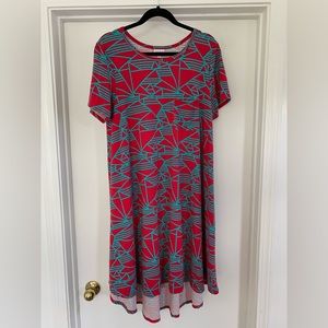 LulaRoe - Carly dress - size large